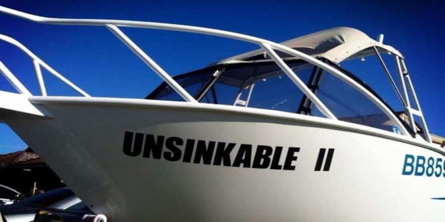 Boat Names - Unsinkable 2