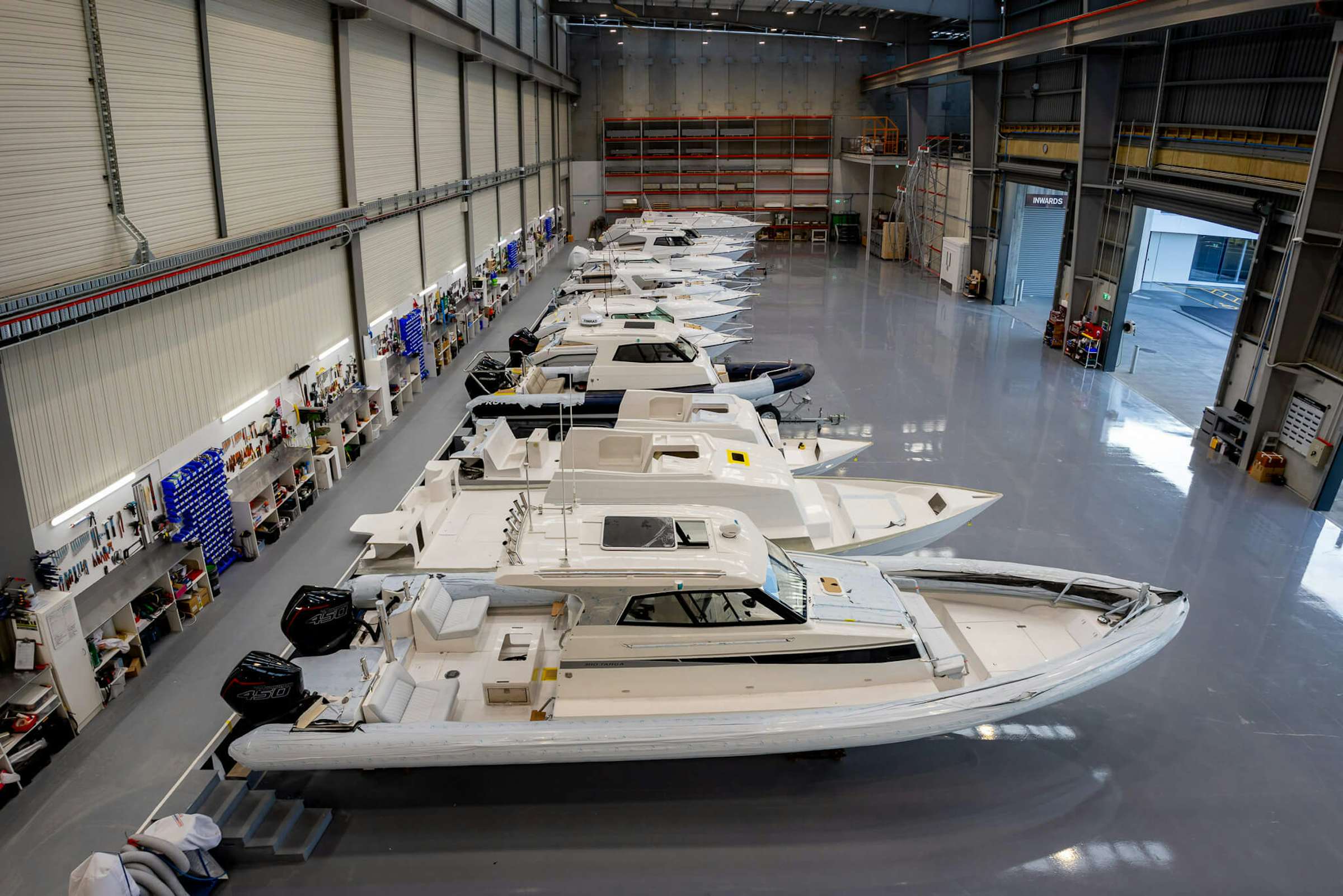 Rayglass Boats new factory in Auckland