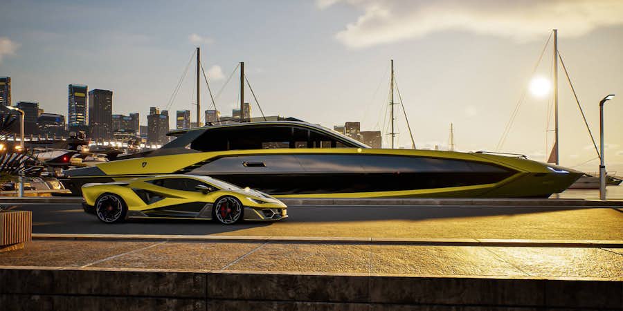 Lamborghini unveils 101FT superyacht