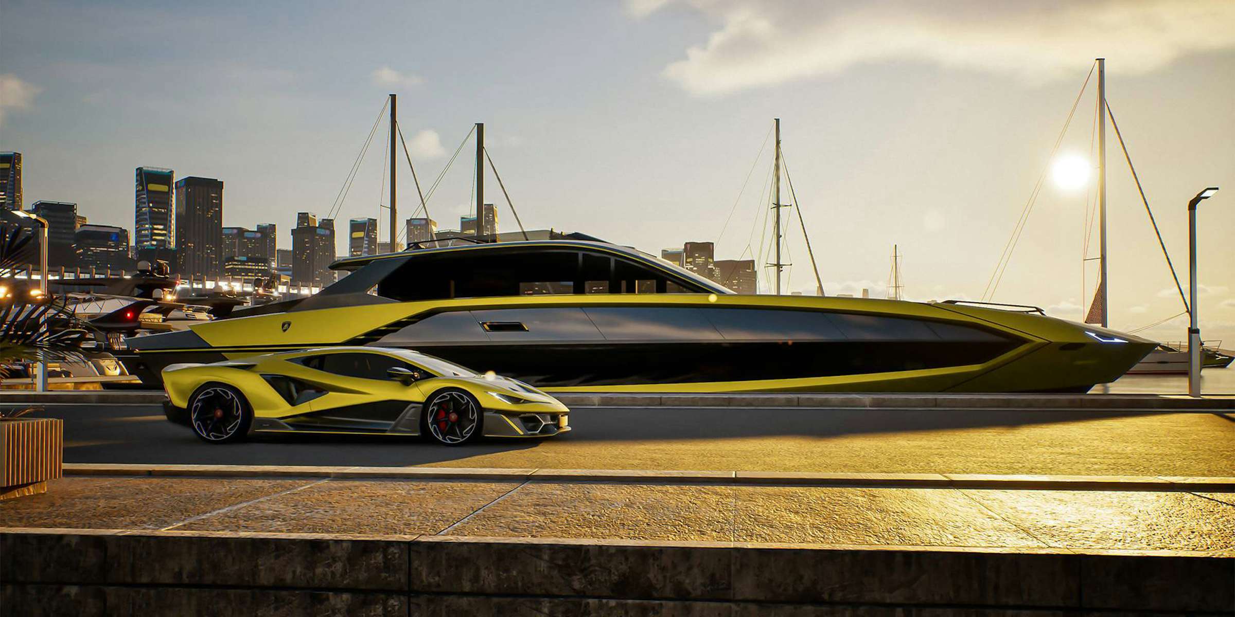 Lamborghini unveils 101FT superyacht