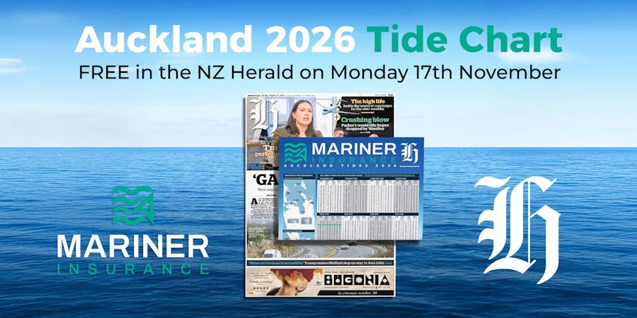 NZ Herald Tide Chart for 2026
