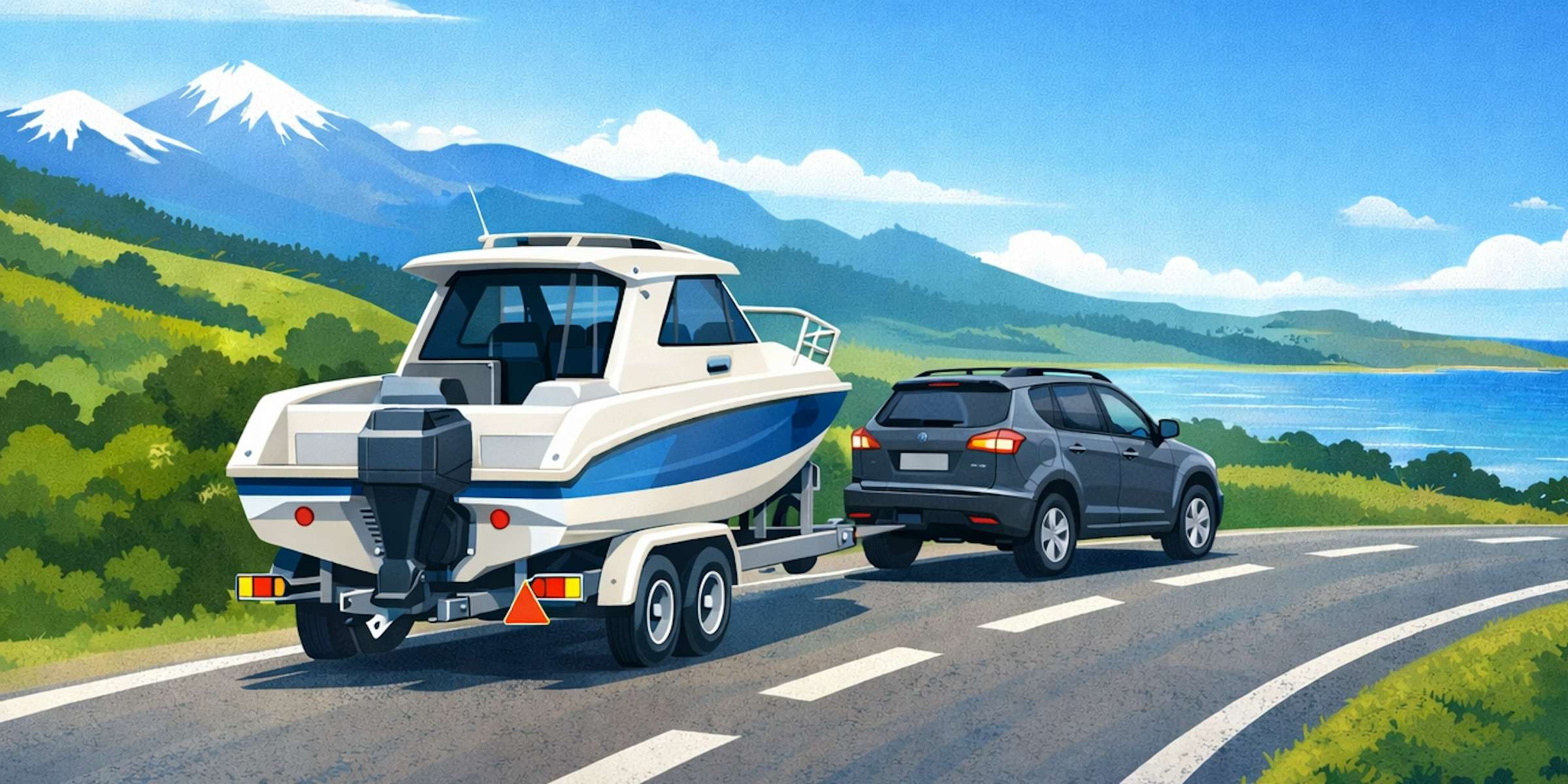 Towing a boat in new zealand