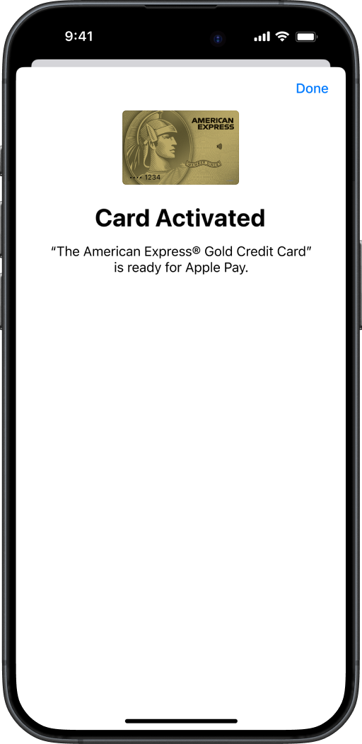 Setting up your American Express Card on Apple Pay
