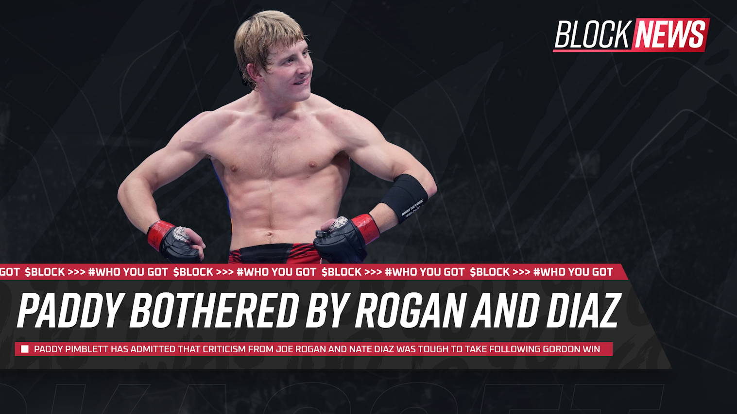 Pimblett recently added another UFC win to his resume with a controversial win over Jarred Gordon. However some post-fight critics have got to him.