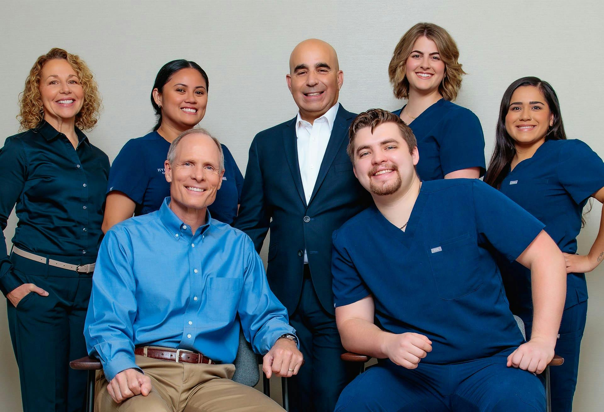 HCI Team Posing Together