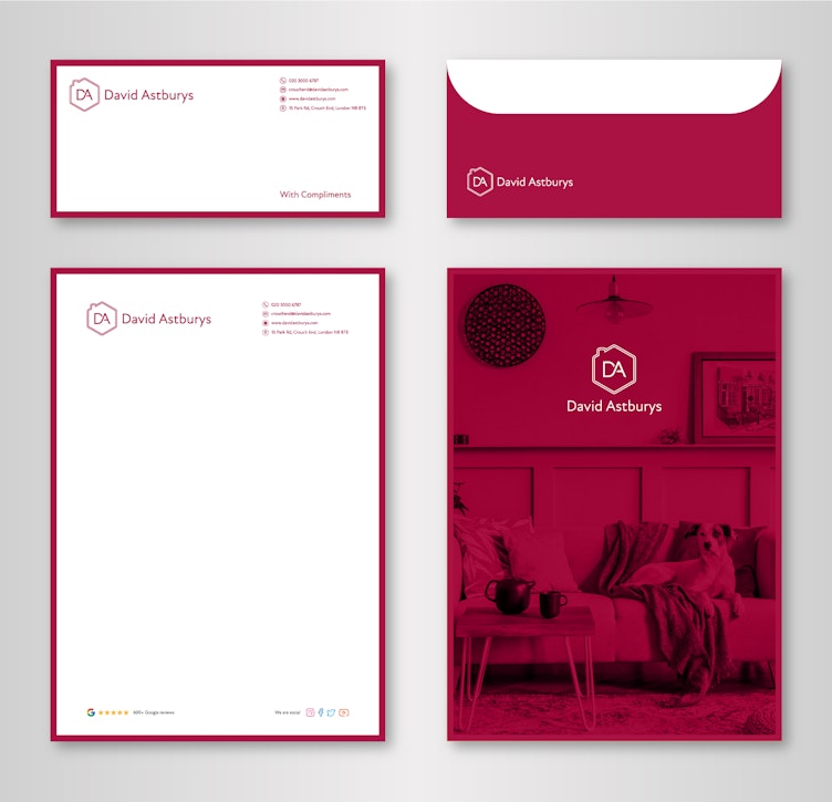 David Astburys Business Stationary