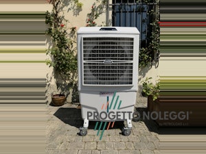 Master BC 80 - Raffrescatore Evaporativo Portatile Dotato di Ionizzatore che migliora la qualità dell'aria, Master BC 80 purifica l'aria da polveri, oli, cattivi odori e particelle sospese nell'aria. Costruito con plastiche resistenti agli urti.