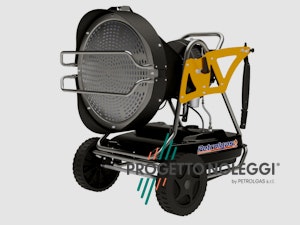 Master XL 91 - Riscaldatore a infrarossi a gasolio Master XL 91 riscalda per irraggiamento senza nessun spostamento d'aria con alta silenziosità e può essere utilizzato in ambienti aperti o chiusi con adeguata ventilazione.