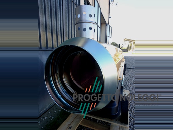 Master BV 290 - Generatore d'aria calda indiretto  Master BV 290 è un generatore d'aria calda a Gasolio con canna fumaria per scarico dei fumi in verticale.