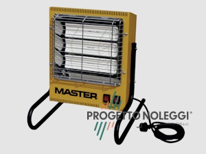 Master TS 3A - Riscaldatore ad Infrarossi Il riscaldatore elettrico a infrarossi Master TS 3A garantisce un calore pulito e sicuro riscaldando singoli ambienti come uffici, abitazioni e negozi.