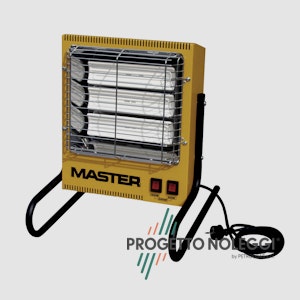 Master TS 3A - Riscaldatore ad Infrarossi Il riscaldatore elettrico a infrarossi Master TS 3A garantisce un calore pulito e sicuro riscaldando singoli ambienti come uffici, abitazioni e negozi.