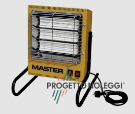 Il riscaldatore elettrico a infrarossi Master TS 3A garantisce un calore pulito e sicuro riscaldando singoli ambienti come uffici, abitazioni e negozi.