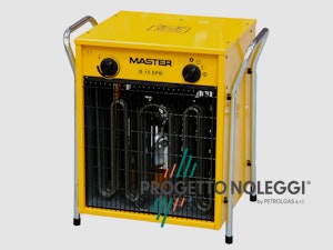 Master B 15 è un generatore elettrico d'aria calda pratico e potente.