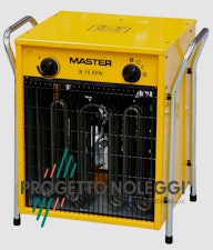 Master B 15 è un generatore elettrico d'aria calda pratico e potente.