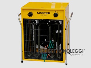 Master B 22 - Generatore d'aria calda elettrico Master B 22 è un generatore d'aria calda elettrico piccolo e compatto dai tanti usi, grazie alla sua mobilità e semplicità d'uso.