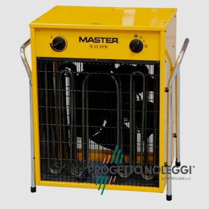 Master B 22 - Generatore d'aria calda elettrico Master B 22 è un generatore d'aria calda elettrico piccolo e compatto dai tanti usi, grazie alla sua mobilità e semplicità d'uso.