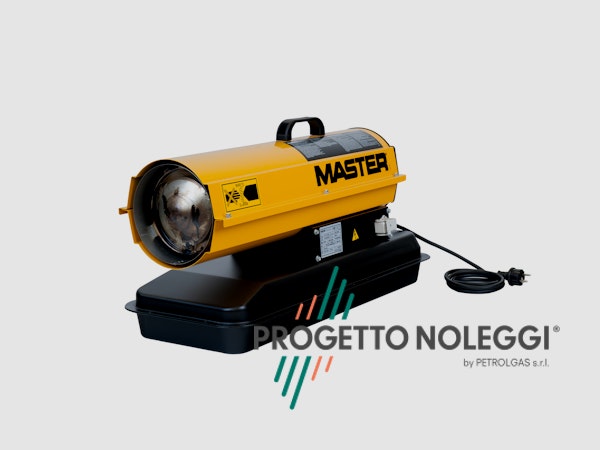 Master B 35 è un generatore d'aria calda a Gasolio per piccoli e medi ambienti ben ventilati, facile da trasportare e di semplice manutenzione. 