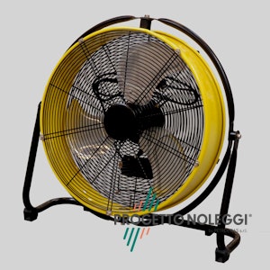 Master DF 20 è un ventilatore professionale a elevato flusso d'aria, facile da utilizzare e trasportare.