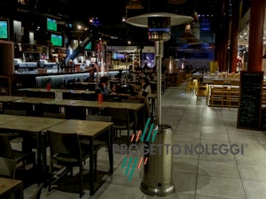 Fungo Riscaldatore Radiante in acciaio inox Il Fungo in acciaio Inox è un riscaldatore a GPL, con irraggiamento ad infrarossi in grado di generare 13 kW di potenza ed è utilizzato per piccoli o grandi ambienti.