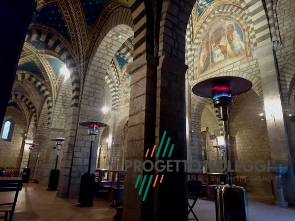 Fungo Riscaldatore Radiante in acciaio inox Il Fungo in acciaio Inox è un riscaldatore a GPL, con irraggiamento ad infrarossi in grado di generare 13 kW di potenza ed è utilizzato per piccoli o grandi ambienti.