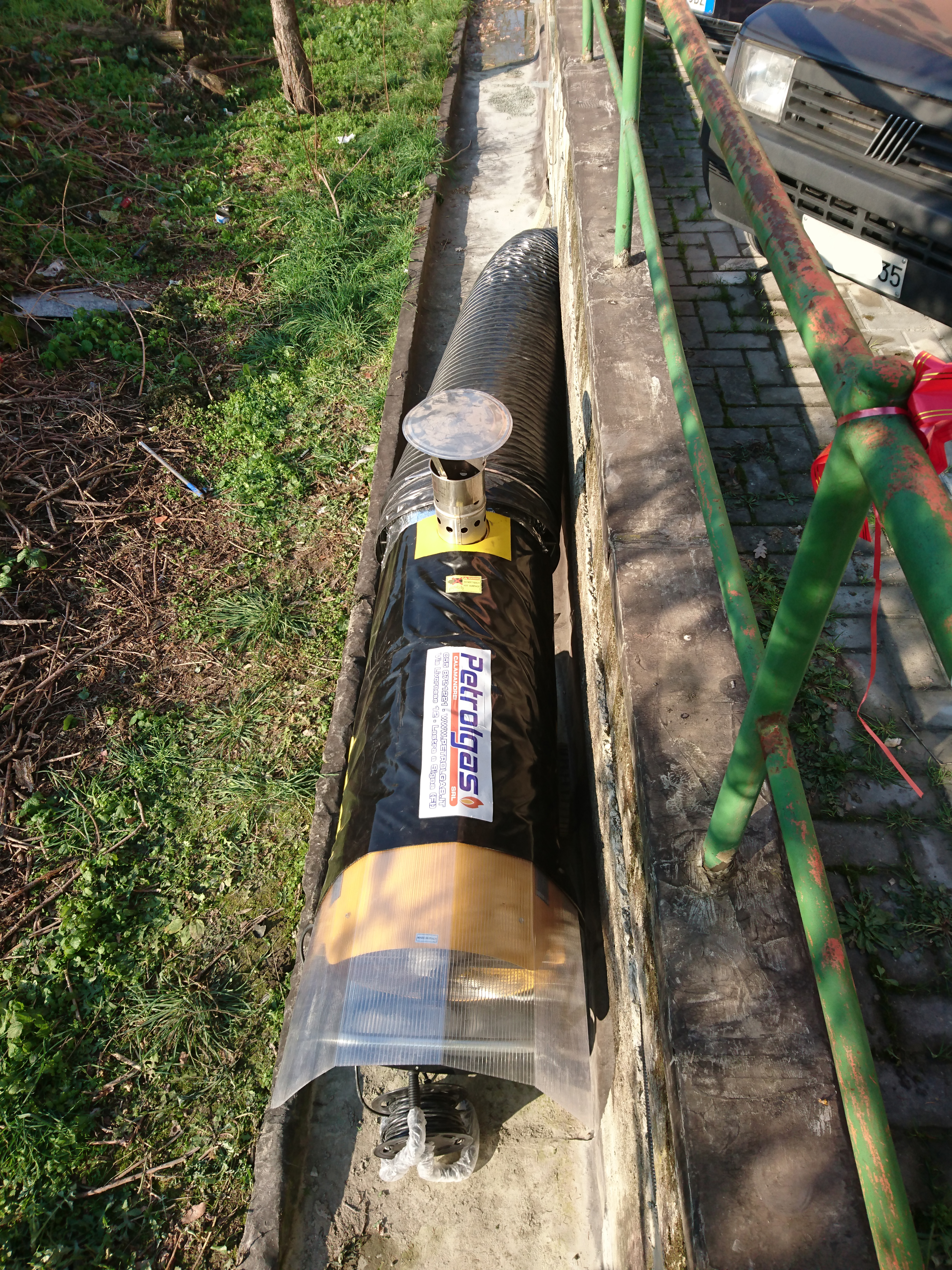 Il tubo per il passaggio del calore per il Master BV 290.