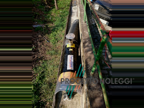 Master BV 290 - Generatore d'aria calda indiretto  Il tubo per il passaggio del calore per il Master BV 290.