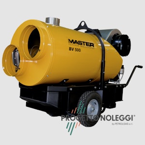 Master BV 500 CR - Generatore d'aria calda Indiretto  Master BV 500 CR è il generatore d'aria calda a Gasolio più flessibile adattabile ed efficiente sul mercato, unico dotato di sensori di pressione e temperatura.