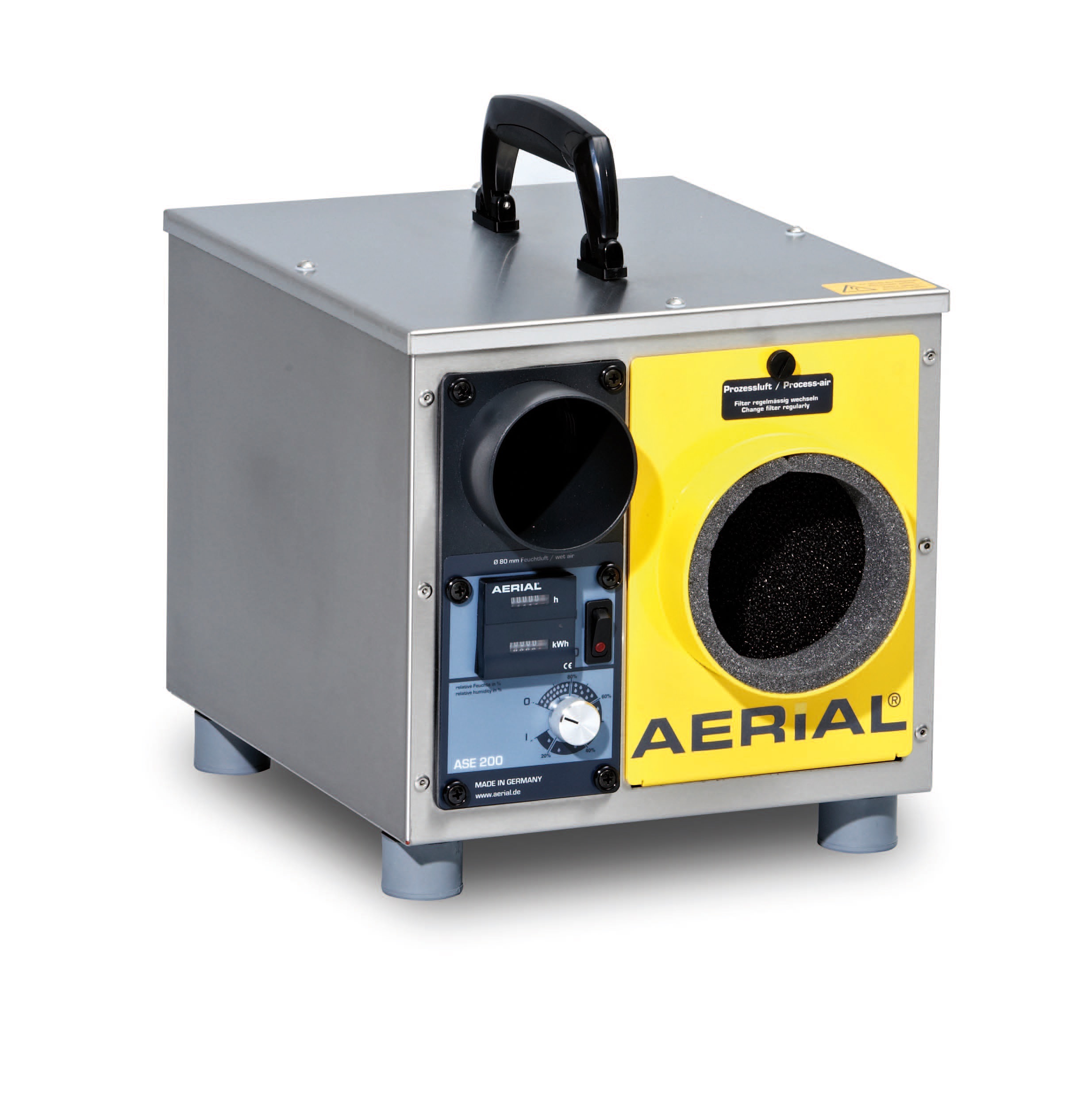 Master Aerial ASE 200 è adatto per raggiungere bassi livelli di umidità con un campo d’azione molto largo.