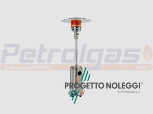 Fungo Riscaldatore Radiante in acciaio inox Il Fungo in acciaio Inox è un riscaldatore a GPL, con irraggiamento ad infrarossi in grado di generare 13 kW di potenza ed è utilizzato per piccoli o grandi ambienti.