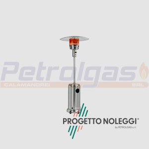 Fungo Riscaldatore Radiante in acciaio inox Il Fungo in acciaio Inox è un riscaldatore a GPL, con irraggiamento ad infrarossi in grado di generare 13 kW di potenza ed è utilizzato per piccoli o grandi ambienti.