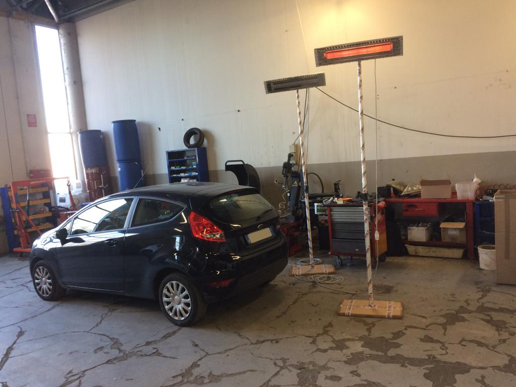 OMV 2250 per riscaldamento postazione lavoro Carrozzeria