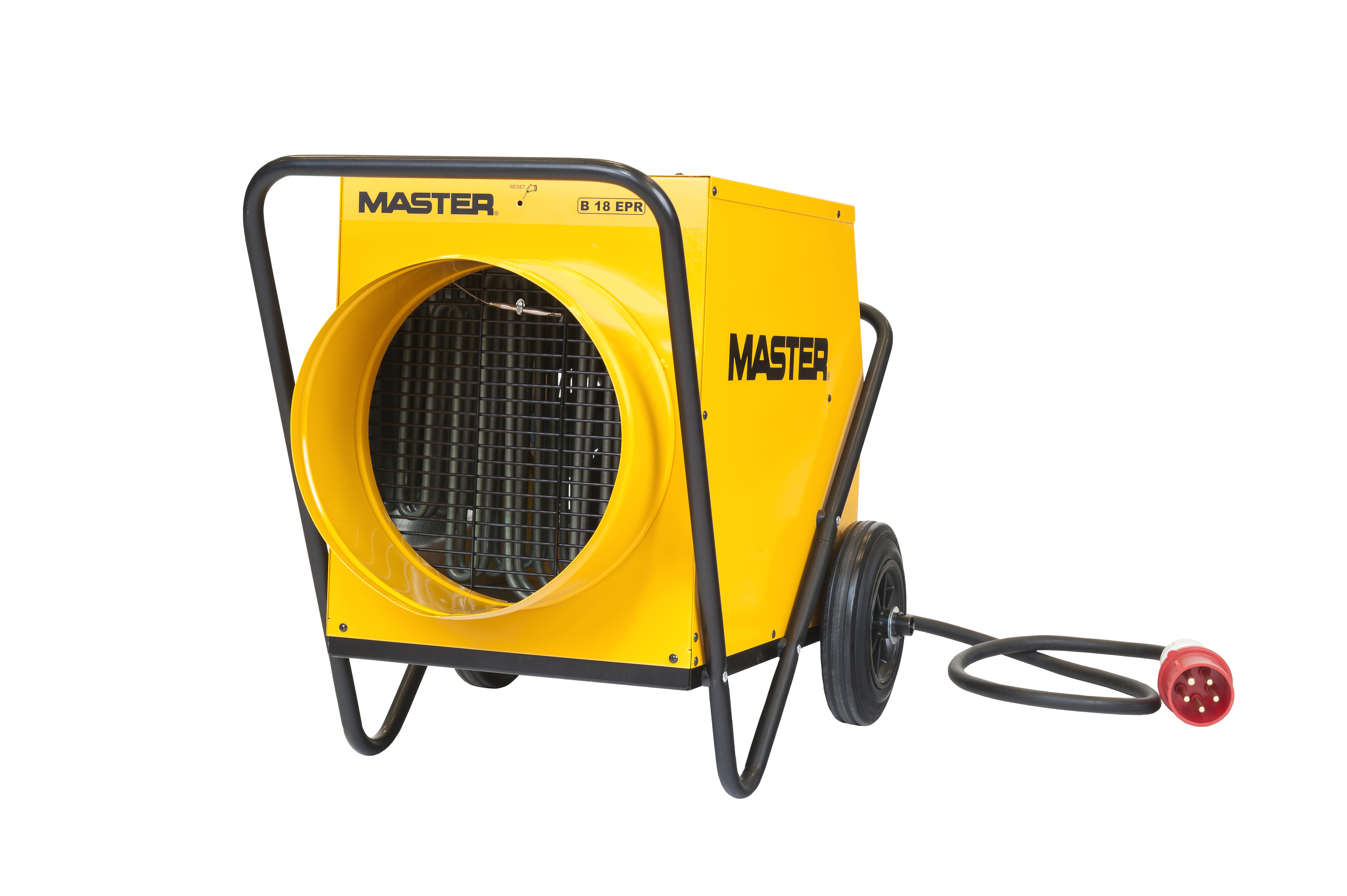 Il Generatore d'aria calda elettrico a espirazione Master B 18 ha diverse applicazioni, con la possibilità di collegamento a tubo flessibile.