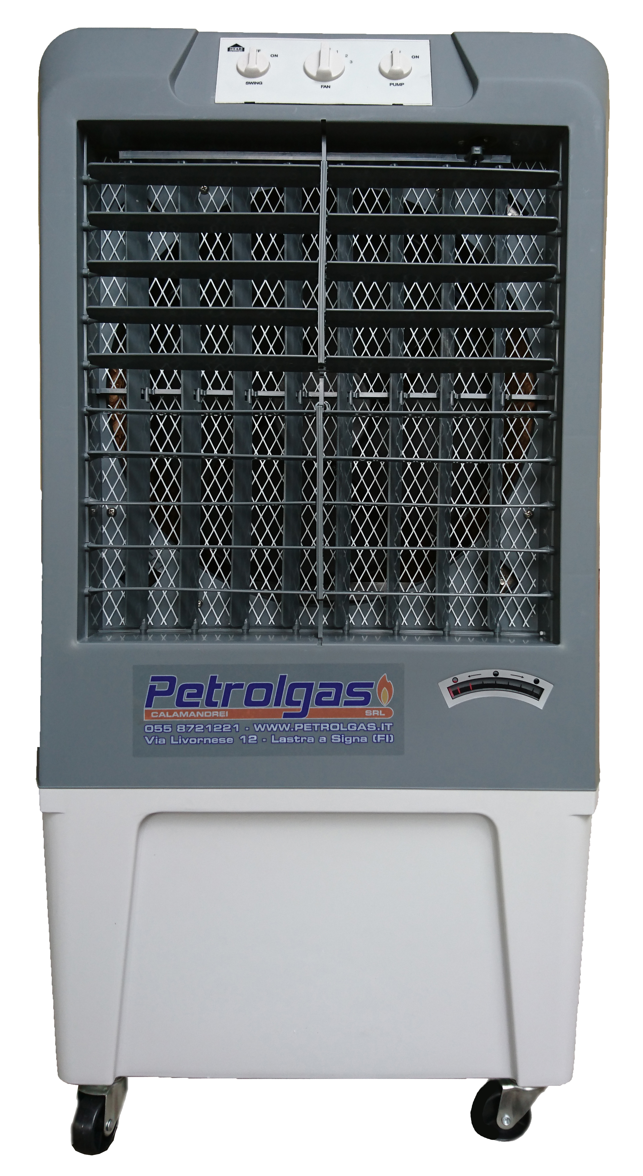 Free 3500 è un raffrescatore evaporativo portatile con doppio funzionamento, come ventilatori o come raffrescatori.