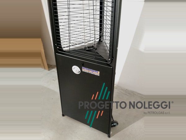 LuxuryCalor Falò Evo - Riscaldatore a Gas Nero Opaco LuxuryCalor Falò Evo crea una calda ed invitante atmosfera con un tocco di design e bellezza. Potenza 10 kW alimentato con bombole di GPL propano.