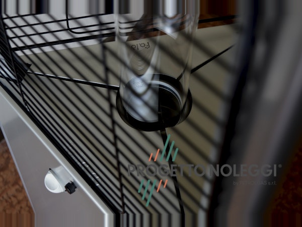 LuxuryCalor Falò Evo - Riscaldatore a gas Un dettagglio del LuxyCalor Falò Evo, riscaldatore da esterni prodotto interamente in Italia.