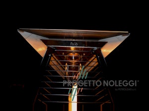 LuxuryCalor Falò Evo - Riscaldatore a gas Un dettagglio del LuxyCalor Falò Evo, riscaldatore da esterni prodotto interamente in Italia.