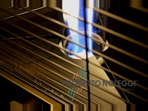 LuxuryCalor Falò Evo - Riscaldatore a gas Un dettagglio del LuxyCalor Falò Evo, riscaldatore da esterni prodotto interamente in Italia.