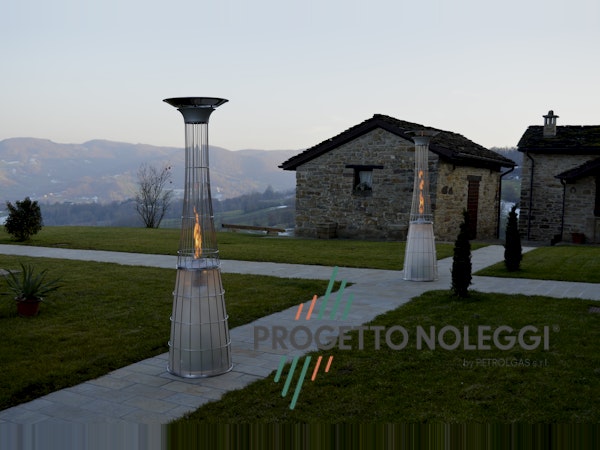 Italkero DolceVita Lightfire - Riscaldatore a gas DolceVita Lightfire è un riscaldatore a gas di assoluta eleganza e design, che unisce straordinarie capacità di calore a una luce soffusa e romantica.