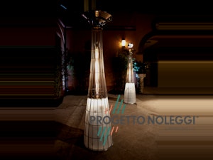 Italkero DolceVita Lightfire - Riscaldatore a gas DolceVita Lightfire è un riscaldatore a gas di assoluta eleganza e design, che unisce straordinarie capacità di calore a una luce soffusa e romantica.
