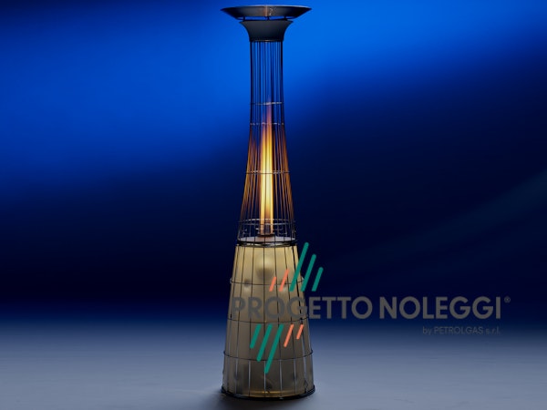 Italkero DolceVita Lightfire - Riscaldatore a gas DolceVita Lightfire è un riscaldatore a gas di assoluta eleganza e design, che unisce straordinarie capacità di calore a una luce soffusa e romantica.