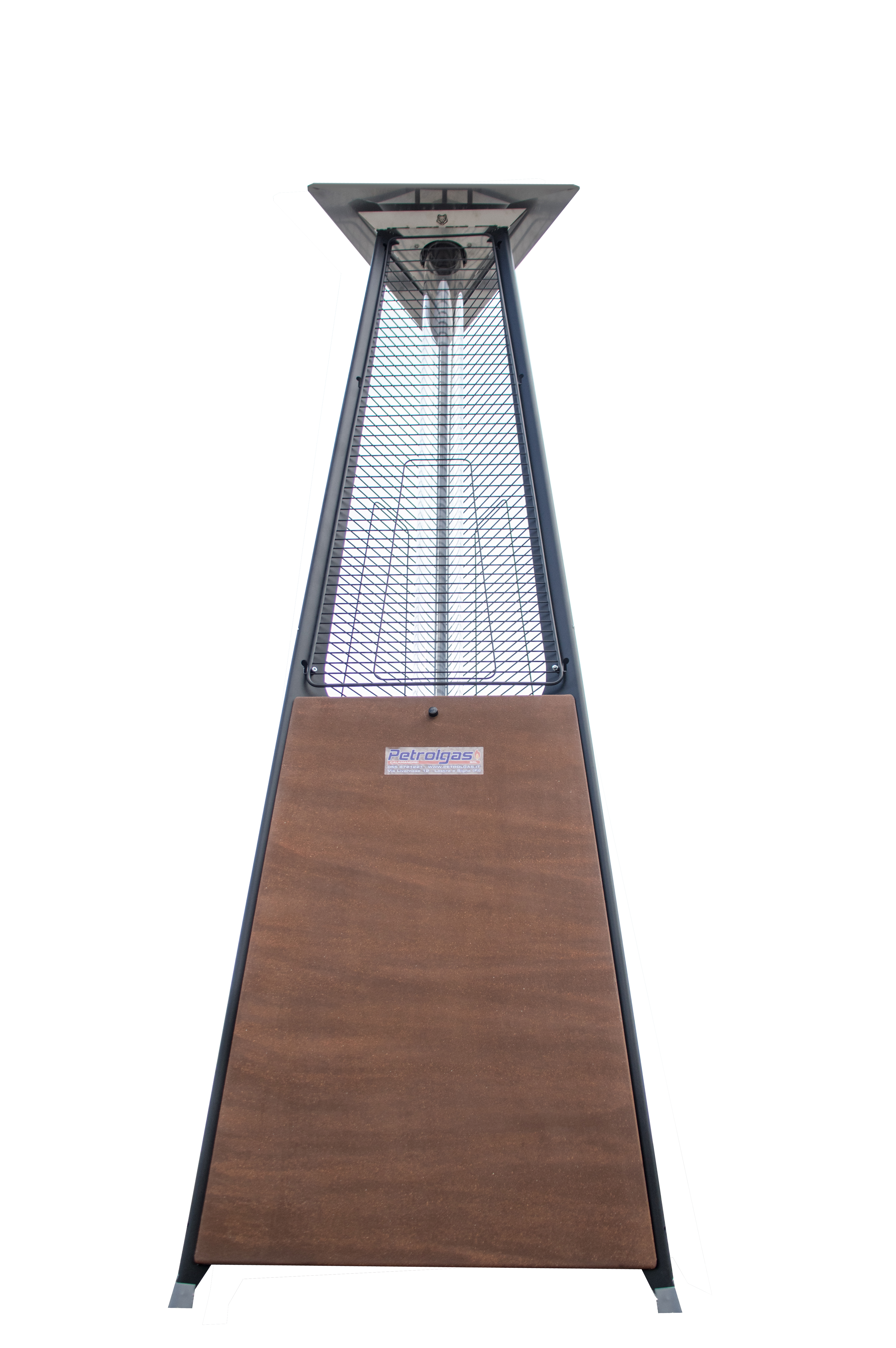 La LuxuryCalor Falò Evo crea una calda ed invitante atmosfera con un tocco di design e bellezza. Potenza 10 kW alimentato con bombole di GPL propano.