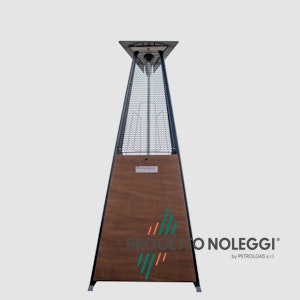 LuxuryCalor Falò Evo - Riscaldatore a gas - Ruggine Corten La LuxuryCalor Falò Evo crea una calda ed invitante atmosfera con un tocco di design e bellezza. Potenza 10 kW alimentato con bombole di GPL propano.