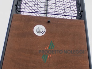 LuxuryCalor Falò Evo - Riscaldatore a gas - Ruggine Corten La LuxuryCalor Falò Evo crea una calda ed invitante atmosfera con un tocco di design e bellezza. Potenza 10 kW alimentato con bombole di GPL propano.