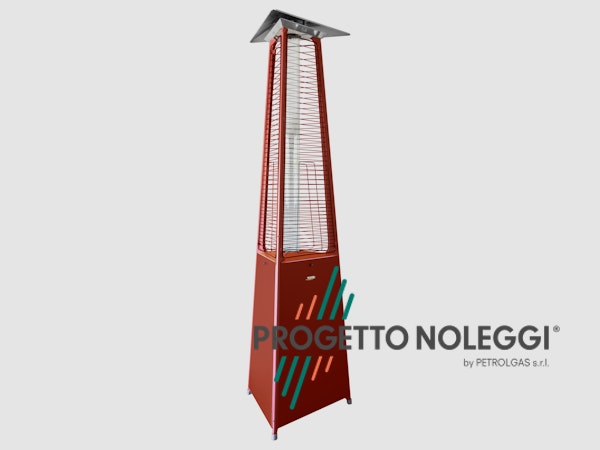 LuxuryCalor Falò Evo - Riscaldatore a gas - Rosso La LuxuryCalor Falò Evo crea una calda ed invitante atmosfera con un tocco di design e bellezza. Può essere utilizzata nel tuo dehors, nello spazio esterno del tuo locale, o nel tuo giardino.