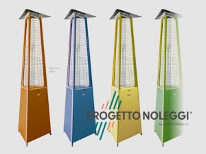 LuxuryCalor Falò Evo - Riscaldatore a gas - Colorato La LuxuryCalor Falò Evo crea una calda ed invitante atmosfera con un tocco di design e bellezza. Può essere utilizzata nel tuo dehors, nello spazio esterno del tuo locale, o nel tuo giardino.