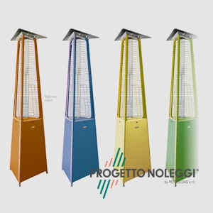 LuxuryCalor Falò Evo - Riscaldatore a gas - Colorato La LuxuryCalor Falò Evo crea una calda ed invitante atmosfera con un tocco di design e bellezza. Può essere utilizzata nel tuo dehors, nello spazio esterno del tuo locale, o nel tuo giardino.