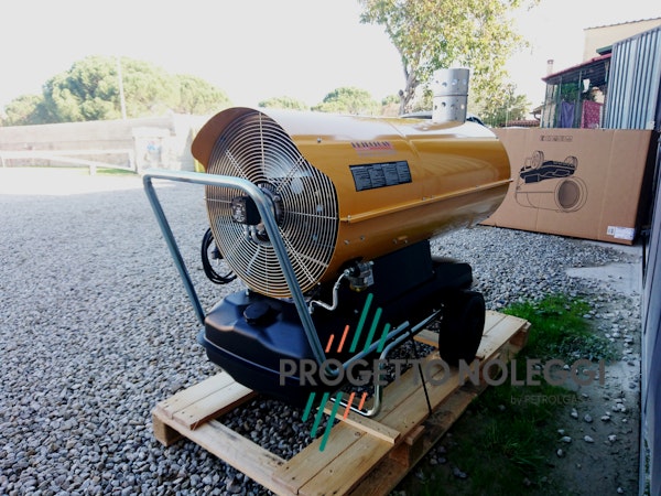 Master BV 290 - Generatore d'aria calda indiretto  Master BV 290 è un generatore d'aria calda a Gasolio con canna fumaria per scarico dei fumi in verticale.