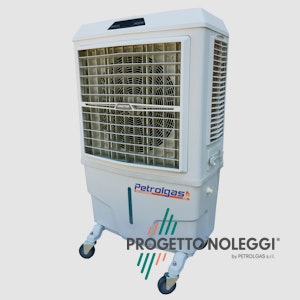 Master BC 80 - Raffrescatore Evaporativo Portatile Dotato di Ionizzatore che migliora la qualità dell'aria, Master BC 80 purifica l'aria da polveri, oli, cattivi odori e particelle sospese nell'aria. Costruito con plastiche resistenti agli urti.