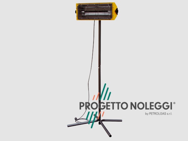 Progetto Noleggi aiuta nell'installazione di riscaldatori a infrarossi con i suoi treppiedi per lampade a infrarosso