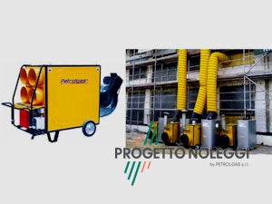 Master BV 471 FS - Generatore d'aria calda indiretto Noleggiamo Master BV 471 FS con bruciatore Riello separato. Generatore è canalizzabile per creare cicli chiusi di riscaldamento nella vostra struttura